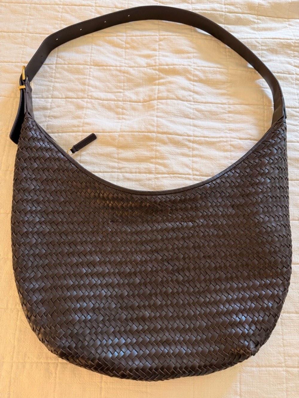 Madewell Woven Leather Crossbody Bag - Brown